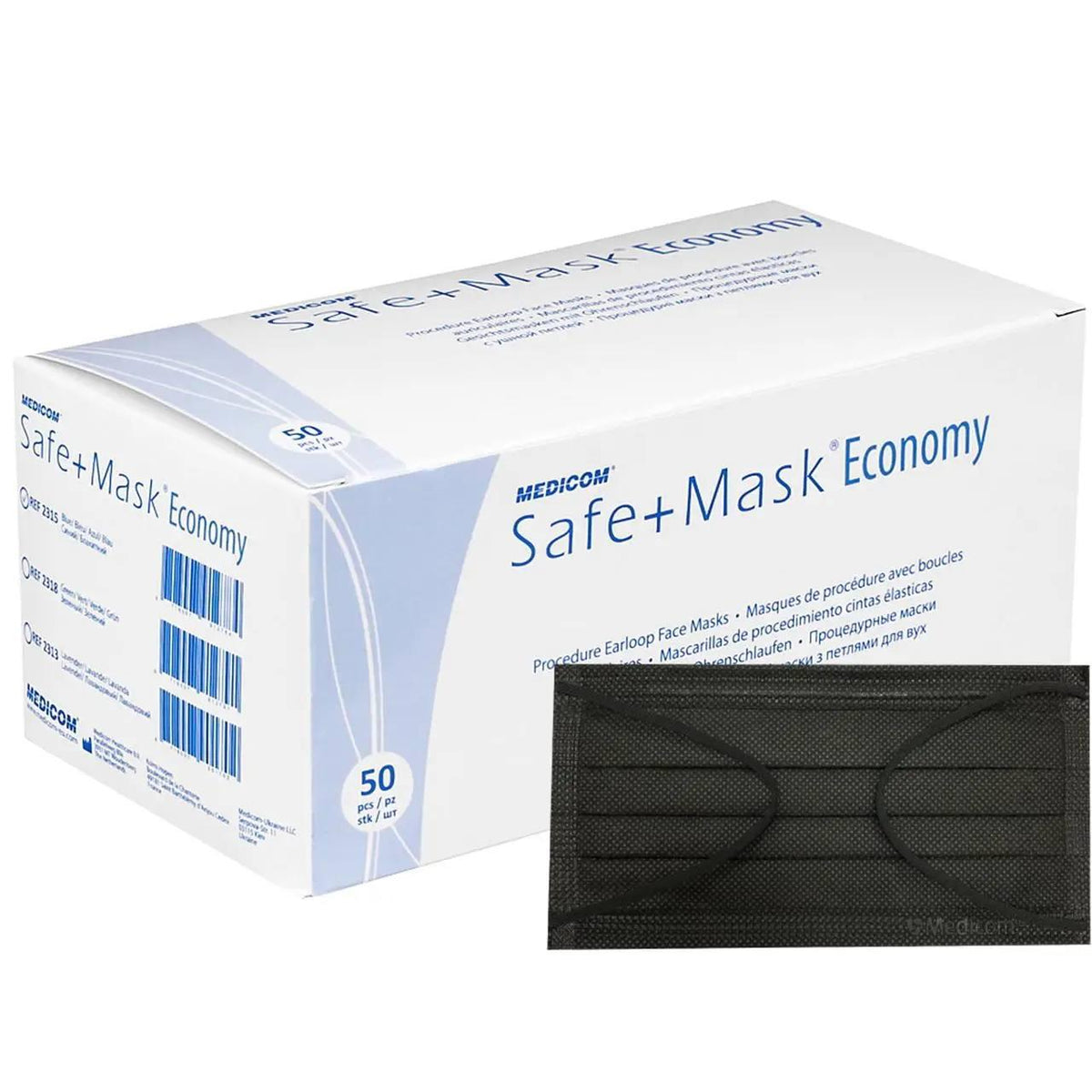 Masques jetables Medicom, boîte de 50 pièces